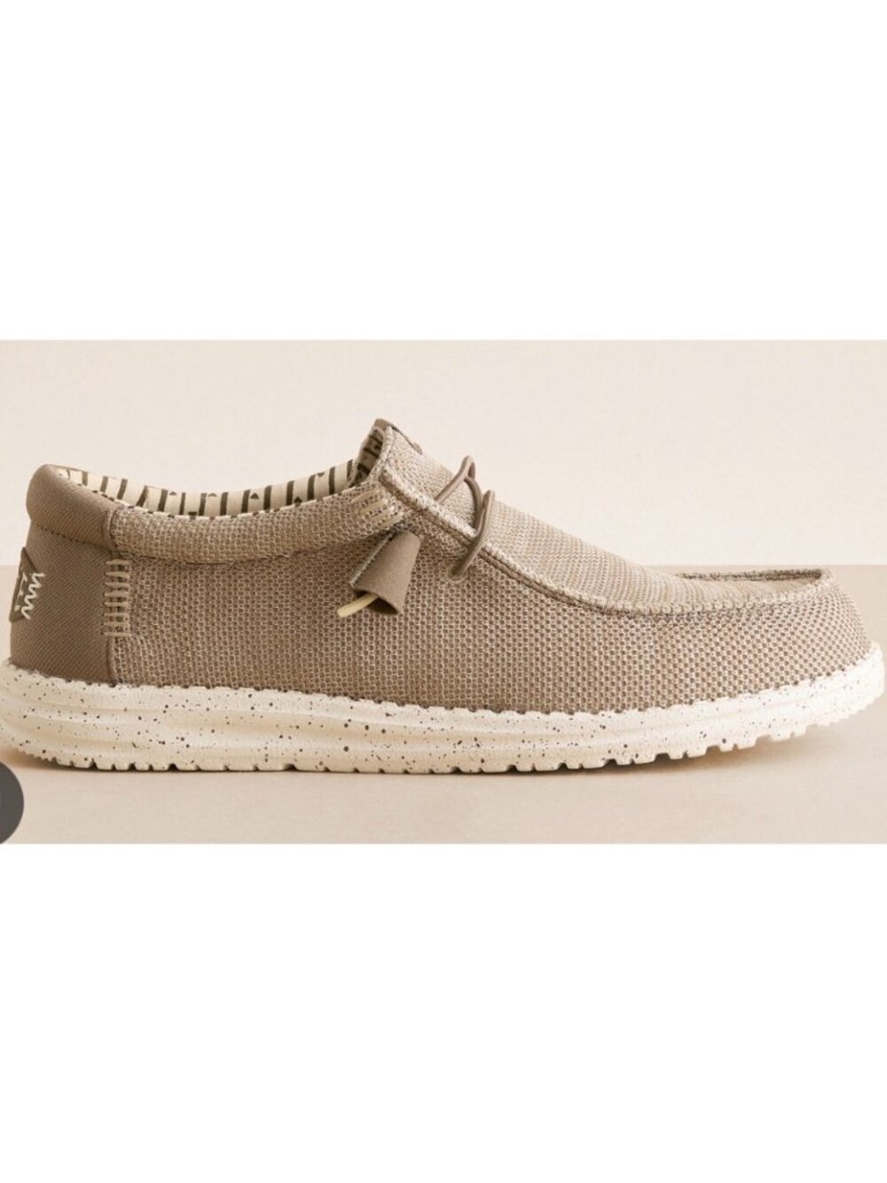 Hey Dude Wally Mens Casual Shoes Light Brown Size 9